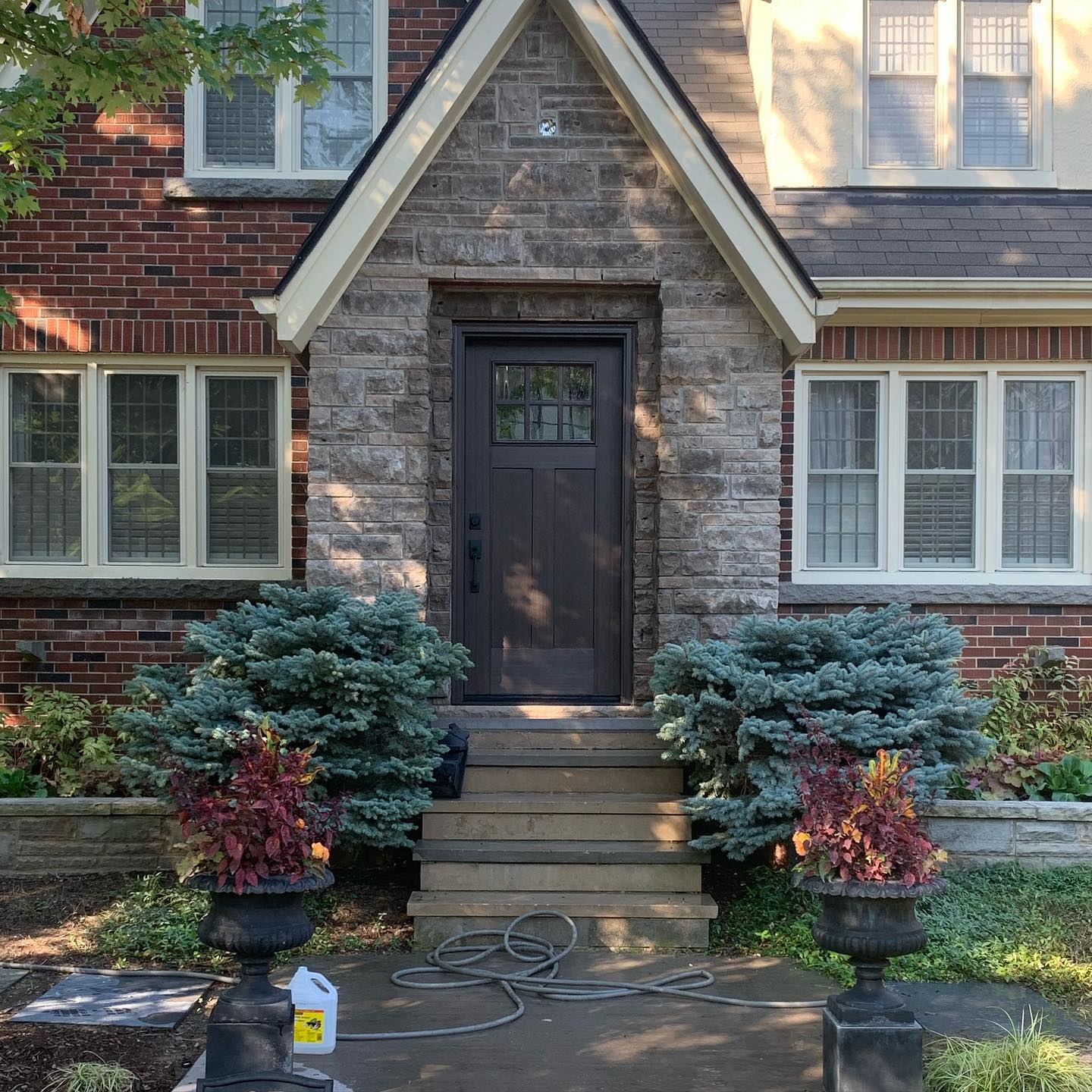 Beautiful home refacing with natural stone in Toronto